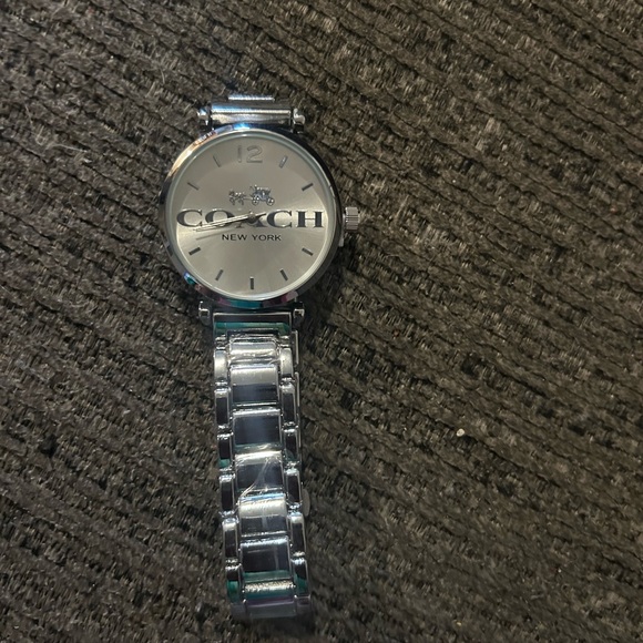 Coach Metallic Silver Watch - Picture 1 of 2